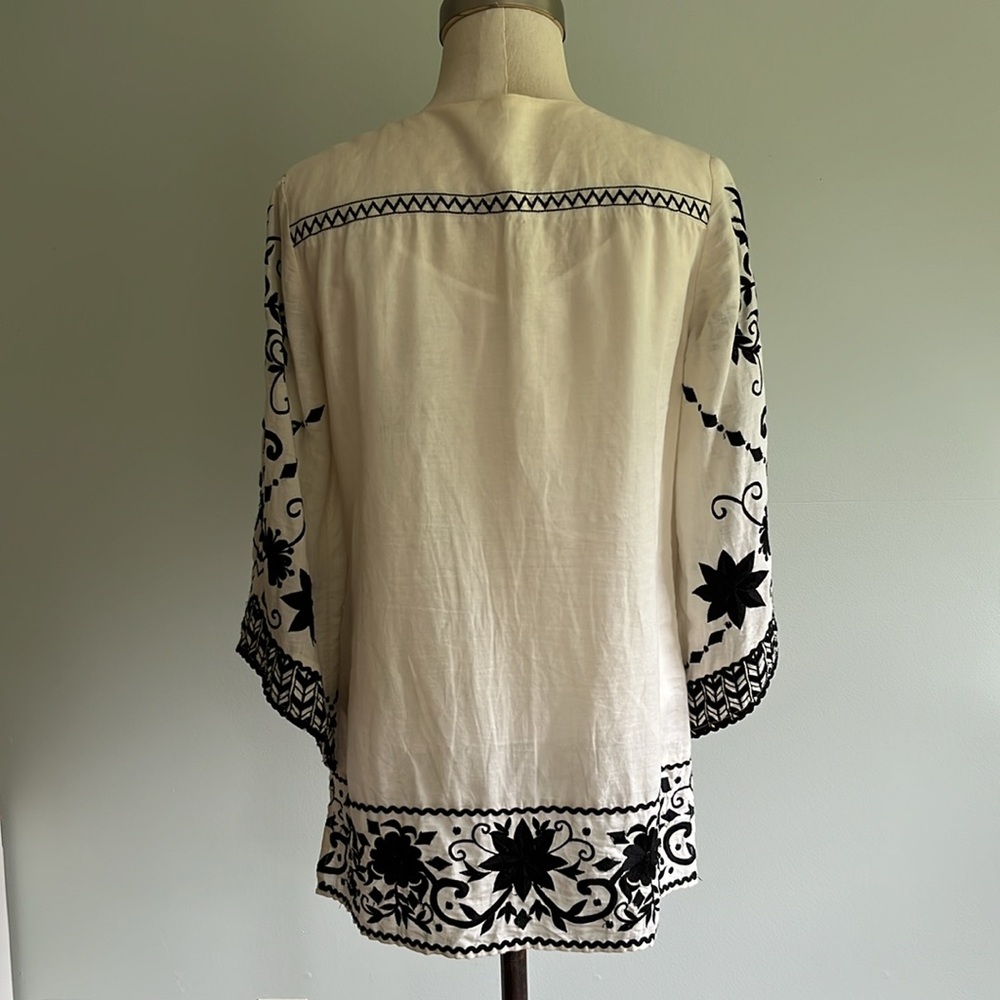 Chico’s Vintage Embroidered Tunic - Picture 7 of 11